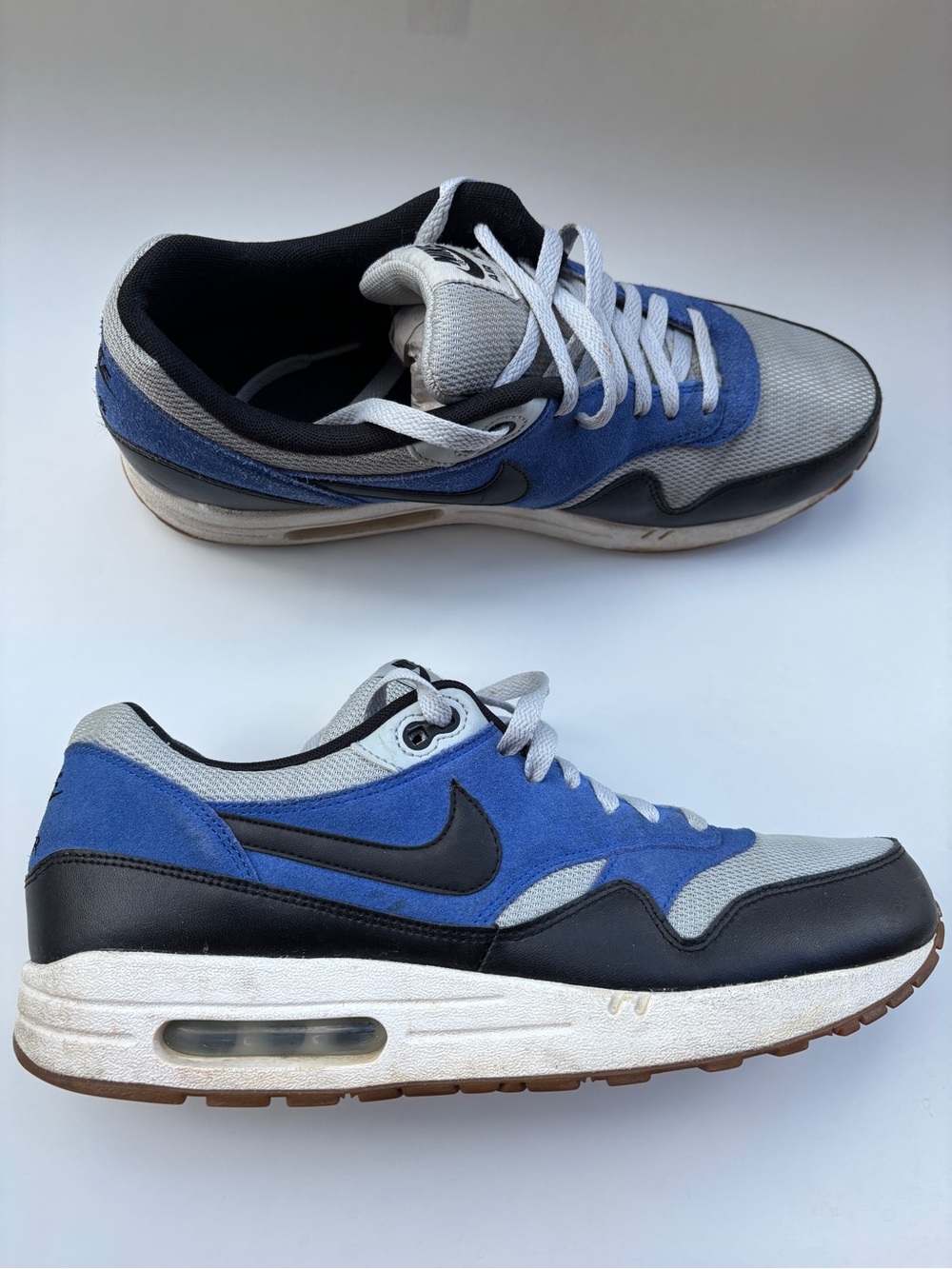 Nike Air Max Men's Sneakers - White, Blue, Black